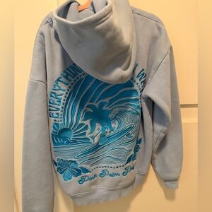 Pink Palm Puff everything comes in waves Blue XXS